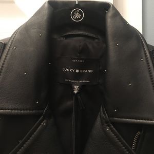 lucky brand pin dot moto jacket